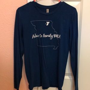S, blue, Adair county YMCA shirt